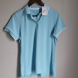 Peter Millar NWT Womens Whitworth Golf Polo Shirt Size Medium Sport Mesh S/S